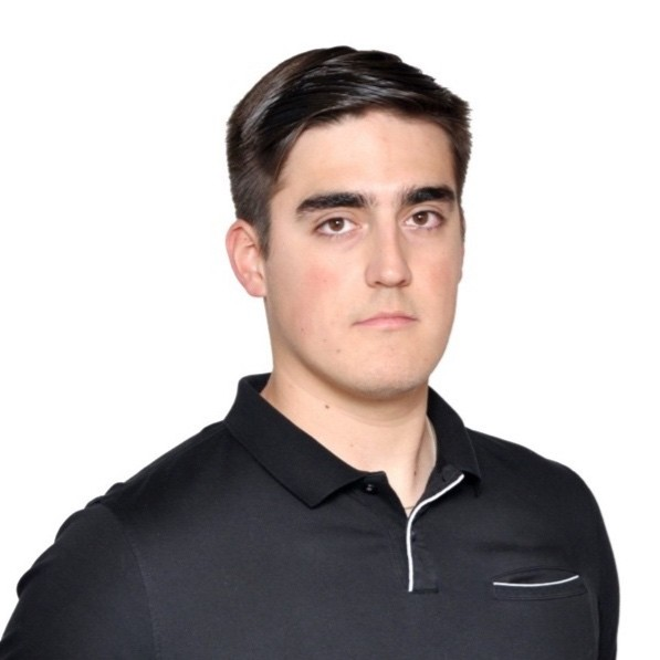 Lembit Venegas Kupper, CMO and Co-Founder of Sorta, in a black polo
